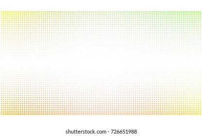 Light Green, Yellow vector banners set of circles, spheres. Abstract spots. Art Background of bubbles in halftone style with colored gradient.