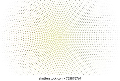 Light Green, Yellow vector banners set of circles, spheres. Abstract spots. Art Background of bubbles in halftone style with colored gradient.