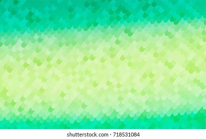 Light Green, Yellow vector bent pattern. Shining crooked illustration in a brand-new style. Brand-new style for your business design.