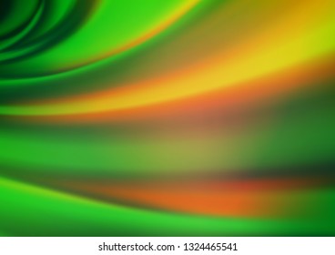 Light Green, Yellow vector blur pattern. Colorful illustration in abstract style with gradient. Brand new design for your business.