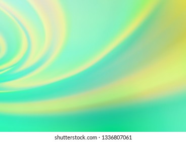Light Green, Yellow vector blur pattern. Colorful abstract illustration with gradient. A new texture for your design.