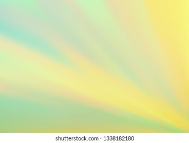 Light Green, Yellow vector blur pattern. Glitter abstract illustration with an elegant design. The template for backgrounds of cell phones.