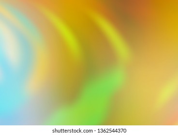 Light Green, Yellow vector blur pattern. Glitter abstract illustration with an elegant design. A completely new design for your business.