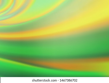 Light Green, Yellow vector blur pattern. Modern geometrical abstract illustration with gradient. A completely new template for your design.