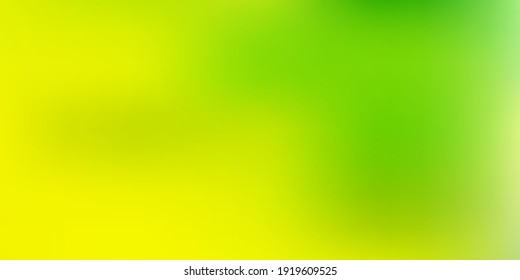 Light green  yellow vector blur template  Blur colorful illustration in brand new style  Wallpaper for your web apps 