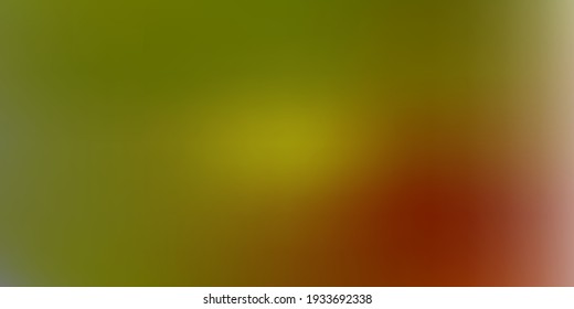 Light green, yellow vector blur backdrop. Colorful abstract illustration with blur gradient. Smart pattern for websites.