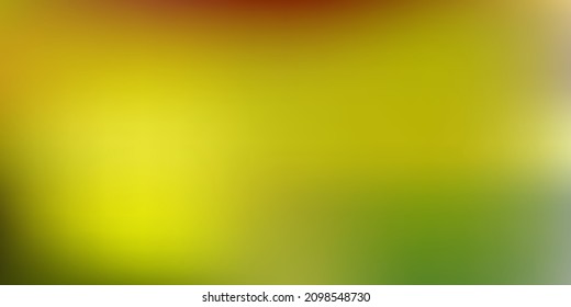 Dibujo verde claro, amarillo vectorial borroso. Ilustración de gradiente abstracto borrosa con un estilo sencillo. La mejor opción para tu diseño.