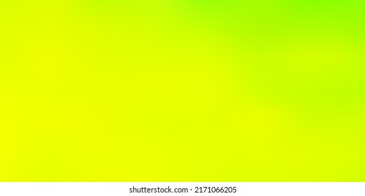 Dibujo verde claro, amarillo vectorial borroso. Ilustración abstracta de gradiente colorido en estilo borroso. Diseño moderno para tus aplicaciones.