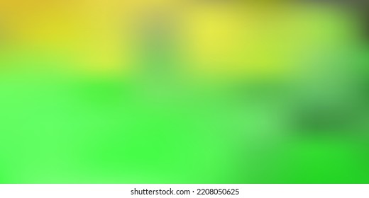 Light green, yellow vector blur pattern. Blur colorful illustration in brand new style. Best choice for your design.