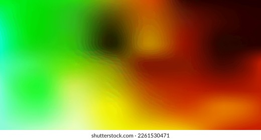 Light green, yellow vector blur layout. Blurred abstract gradient illustration in simple style. Background for web designers.