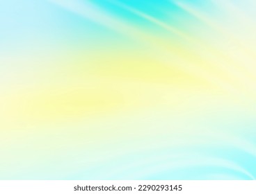 Light Green, Yellow vector blur pattern. Creative illustration in halftone style with gradient. Brand new style for your business design.