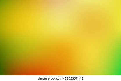 Light green, yellow vector blur backdrop. Colorful illustration with gradient in halftone style. Background for mobile phones.