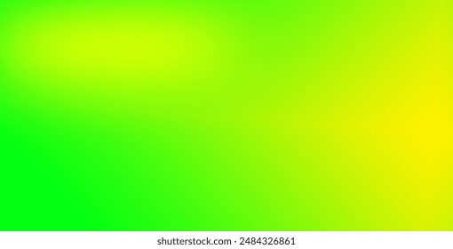 Verde claro, Vector amarillo borroso Plantilla. Difumina la ilustración colorida en un nuevo estilo. Fondo de pantalla para tus App de Web.