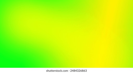 Verde claro, Vector amarillo borroso Plantilla. Difumina la ilustración colorida en un nuevo estilo. Fondo de pantalla para tus App de Web.