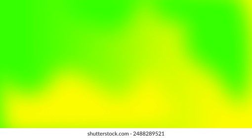 Verde claro, Vector amarillo borroso Plantilla. Difumina la ilustración colorida en un nuevo estilo. Fondo de pantalla para tus App de Web.