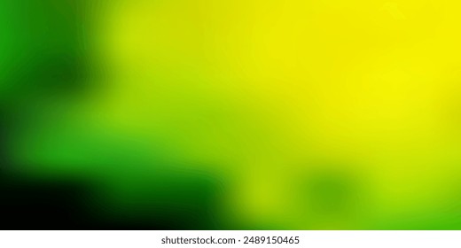 Hellgrüne, gelbe Vektorgrafik Unschärfe Hintergrund. Bunte Farbverlauf abstrakte Illustration im Unschärfe-Stil. Smart Pattern für Websites.
