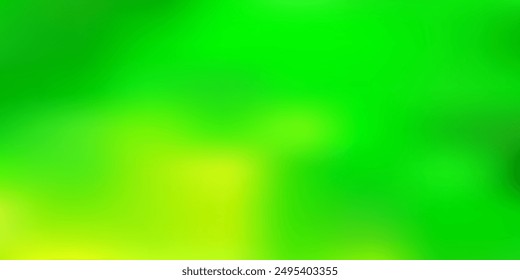 Light green, yellow vector blur pattern. Blur colorful illustration in brand new style. Background for web designers.