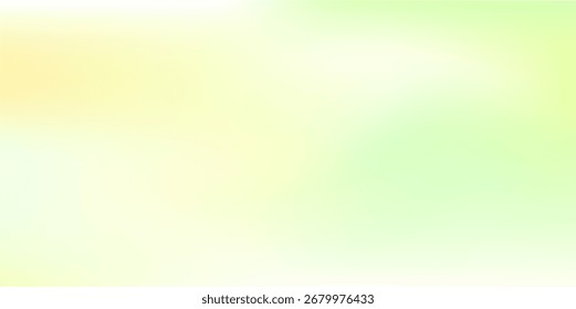 Plantilla de desenfoque de Vector verde claro y amarillo. Difumina la ilustración colorida en un estilo completamente nuevo. Fondo de pantalla para sus App de Web. Gradiente verde claro brillante y amarillo con tonos vibrantes frescos.