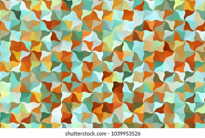 Light Green, Yellow vector blurred background. A vague circumflex abstract illustration with gradient. The polygonal design can be used for your web site.