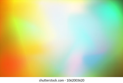 Light Green, Yellow vector blurred shine abstract template. An elegant bright illustration with gradient. The template can be used as a background of a cell phone.