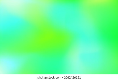 Light Green, Yellow vector blurred bright texture. A completely new color illustration in a vague style. A completely new template for your business design.
