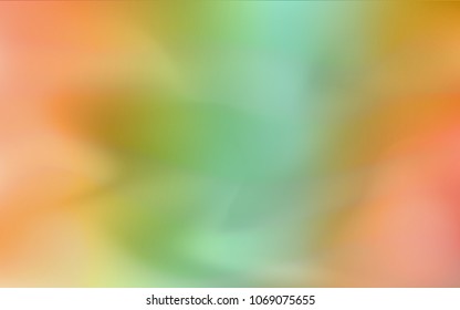 Light Green, Yellow vector blurred pattern. Colorful illustration in abstract style with gradient. The completely new template can be used for your brand book.