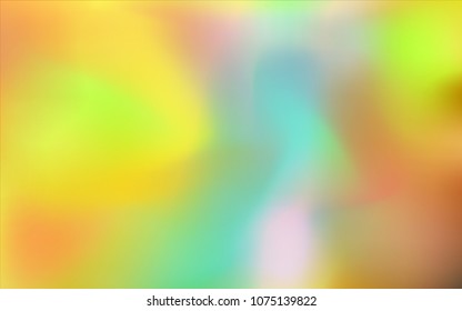 Light Green, Yellow vector blurred template. Colorful abstract illustration with gradient. The template can be used as a background of a cell phone.