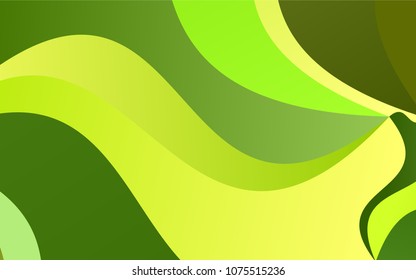 Light Green, Yellow vector blurred background. A sample with blurred shapes. Brand-new style for your business design.