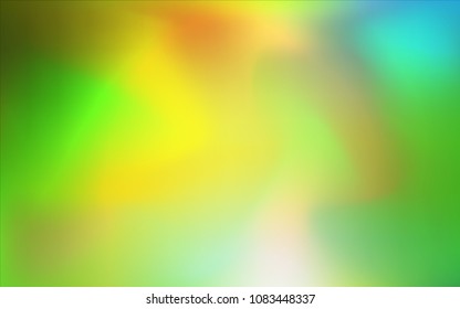Light Green, Yellow vector blurred bright pattern. Colorful abstract illustration with gradient. The elegant pattern can be used as part of a brand book.