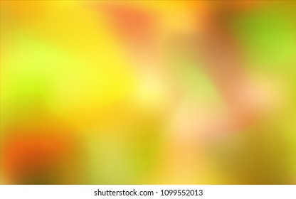Light Green, Yellow vector blurred and colored pattern. A completely new color illustration in a vague style. Brand-new style for your business design.