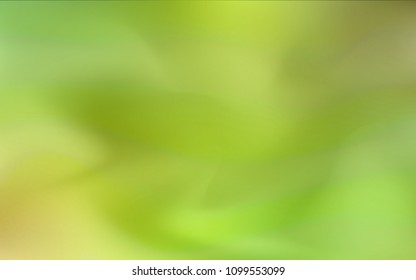 Light Green, Yellow vector blurred and colored background. An elegant bright illustration with gradient. A completely new template for your business design.