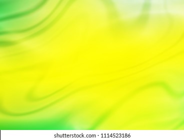 Light Green, Yellow vector blurred bright pattern. Colorful abstract illustration with gradient. The best blurred design for your business.