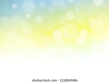 Light Green, Yellow vector blurred background. Creative illustration in halftone style with gradient. The elegant pattern for brand book.