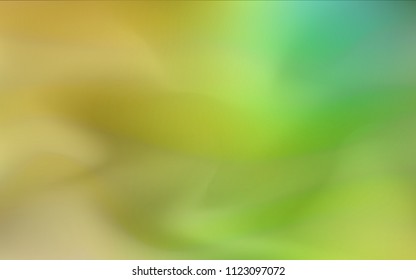 Light Green, Yellow vector blurred shine abstract template. Colorful illustration in abstract style with gradient. Brand-new style for your business design.