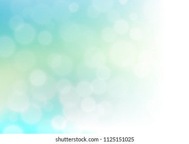 Light Green, Yellow vector blurred shine abstract template. A vague abstract illustration with gradient. The blurred design can be used for your web site.