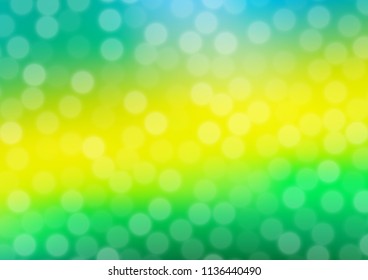 Light Green, Yellow vector blurred shine abstract background. Glitter abstract illustration with an elegant design. Brand new style for your business design.