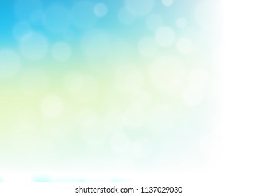 Light Green, Yellow vector blurred and colored template. Colorful illustration in blurry style with gradient. The elegant pattern for brand book.