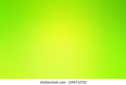 Light Green, Yellow vector blurred shine abstract texture. Colorful abstract illustration with gradient. Elegant background for a brand book.