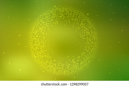 Light Green, Yellow vector blurred shine abstract texture. New colored illustration in blur style with gradient. New style for your business design.