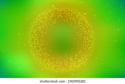 Light Green, Yellow vector blurred template. Glitter abstract illustration with gradient design. The best blurred design for your business.