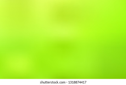 Light Green, Yellow vector blurred bright template. Glitter abstract illustration with gradient design. Blurred design for your web site.