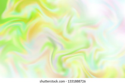 Light Green, Yellow vector blurred background. Shining colored illustration in smart style. The best blurred design for your business.