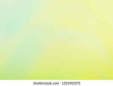 Light Green, Yellow vector blurred shine abstract background. Glitter abstract illustration with an elegant design. The best blurred design for your business.