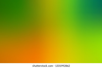 Light Green, Yellow vector blurred template. New colored illustration in blur style with gradient. Background for designs.