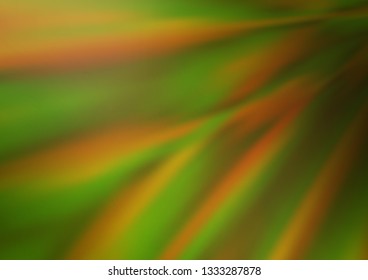 Light Green, Yellow vector blurred and colored template. Modern geometrical abstract illustration with gradient. The background for your creative designs.