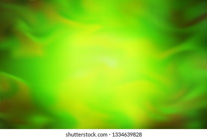Light Green, Yellow vector blurred bright texture. An elegant bright illustration with gradient. The best blurred design for your business.
