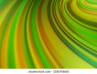 Light Green, Yellow vector blurred bright pattern. A completely new color illustration in a bokeh style. The template can be used for your brand book.