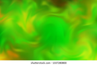 Light Green, Yellow vector blurred bright pattern. Shining colored illustration in smart style. New design for your business.