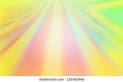 Light Green, Yellow vector blurred background. Abstract colorful illustration with gradient. New design for your business.