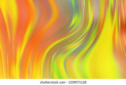 Light Green, Yellow vector blurred shine abstract background. Abstract colorful illustration with gradient. New way of your design.